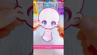 TUTORIAL MAKE MOVING PAPER DOLL |  DIY |  Draw so easy Anime
