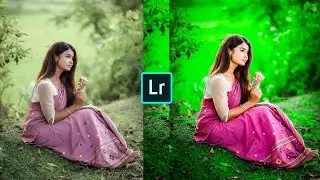 Dark Green Tone Lightroom Photo Editing Tutorial || Lr Editing 2023