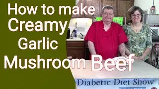 Creamy Garlic Beef and Mushroom Recipe with Quinoa 497