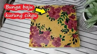 CHAPTER 6 : Tutorial how to draw Baju Kurung Flower Design on Marble Cake