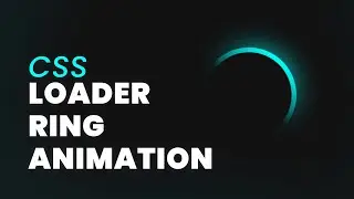 CSS Loader Ring Animation Effect