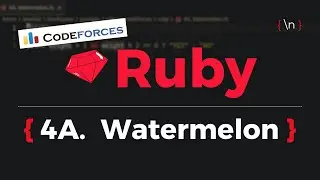 Solución de ejercicios de Codeforces en RUBY  |  4A. Watermelon