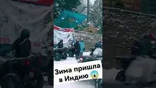 Зима пришла в Индию!! Всё замёрз