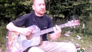 Костер - Машина времени (Макаревич гитара кавер аккорды бой)