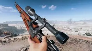 [Battlefield V] 신규 무기 젤프스트라더 1906 사격 및 장전 모션 (New Weapon 'Selbstlader 1906')