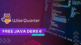 ÜCRETSİZ 75+ SAAT JAVA DERS 6
