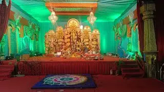 DURGA MATA PANDAL ✨💫 Beautiful Pandal#durgapandal #durgapuja #diwali 