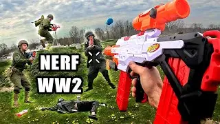 NERF WORLD WAR 2 CAMPAIGN BATTLE | We got Enlisted!