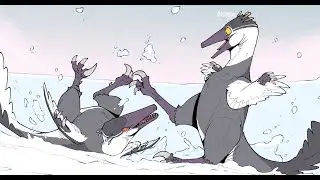 Young Stenonychasaurus Playing in the Snow! - Comic Dub