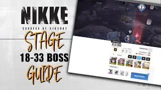 Stage 18-33 BOSS (Storm Bringer) Normal Mode | Goddess of Victory: Nikke