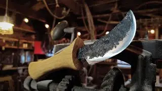 Shipwreck Knife - Forging a knife from iron found in Lake Huron