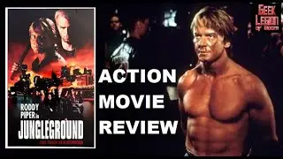 JUNGLEGROUND ( 1994 Rowdy Roddy Piper ) Cop Vs Criminals Action Movie Review