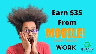 Earn Money Online  From Mobile | How I Earn $35 From Mobile | Data Entry Work | Copy Paste Work