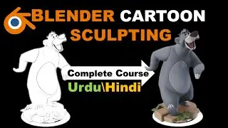 3D cartoon sculpting in blender complete course in Hindi