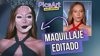COMO EDITAR FOTOS PARA HALLOWEEN | Idea de disfraz y maquillaje editados con Picsart 2023