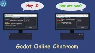 GODOT(v3.5) Networking Online Chat Room