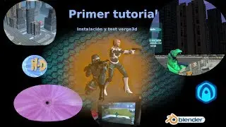 First videotutorial verge3d. Installation and test