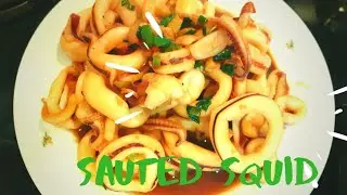 CHINESE RECIPE SAUTED SQUID