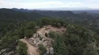 Picacho Peak Summit 8,294' Santa Fe NM - DJI Mavick Air 2 Drone POV 50m Circle