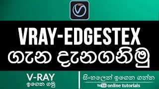 What is V-Ray EdgesTex in 3Ds Max (Sinhala)