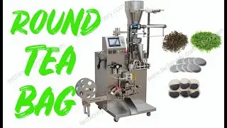 tea pods round tea bag coffee pod packing machine