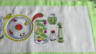 Смотрите мастер-классы по изготовлению текстильного комплекта для кухни на нашем канале!