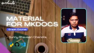 How to create beautiful documentation? | Material for mkdocs | Crash Course  | 