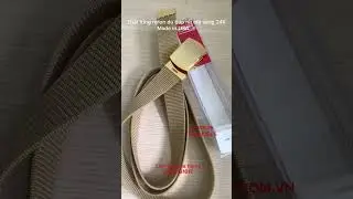 Thắt lưng dây nịt có búp nịt mạ vàng 24K của Quân đội Mỹ 🇺🇸. Made in USA 🇺🇸
