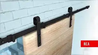 Kovaný posuvný systém na stěnu LOFT, Design Line - REA