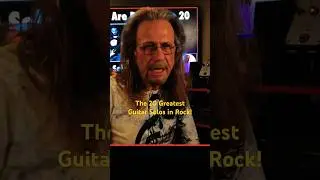 Part 1: The Top 20 Guitar Solos of Classic Rock! #randyrhoads #joebonamassa