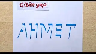 gölgeli yazı sanatı 