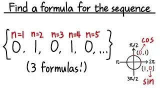 0, 1, 0, 1, 0, 1, ... (ft. trigonometric function)