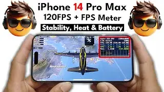 iPhone 14 Pro Max PUBG 120FPS Test | Stable or Not?