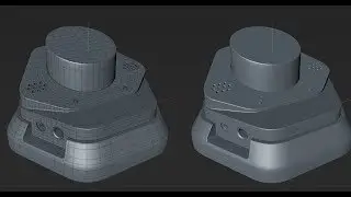 Cinema 4D Hard Surface Modeling Tutorial Part 2 (no audio)
