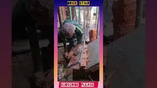Brick stair #youtubeshorts #construction #civilengeeniring #buildingmaterial #civilenginering
