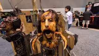 Demski Creations! Fallout Insane Asylum Haunted House - Transworld Halloween Show 2025