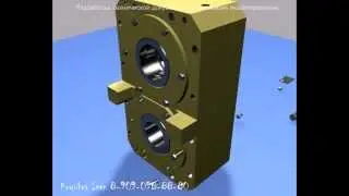 Редуктор цилиндрический - 3D Max