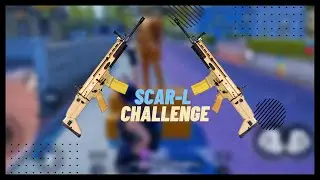 SCAR - L Challenge, 15 Kills just by SCAR - L in Continuously 3 Matches. Shadow King - PUBG.