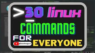 Top 30 Linux Terminal Commands Everyone Should Now - Linux Terminal - English - Harsh Nagar
