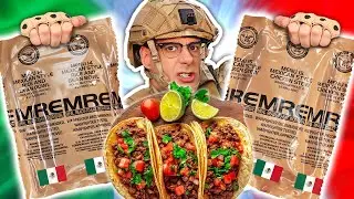 Probé NUEVAS RACIONES de Comida Militar MEXICO Style | MRE USA 14 y 15