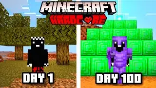 i survived 100 days in mountain only world in minecraft hardcore || Hindi Part 1