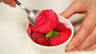 Идеальный малиновый щербет. Мороженое сорбет | Raspberry sorbet