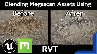 Unreal Engine 4: Blend Megascan Assets with the Landscape Using Runtime Virtual Texturing (RVT)