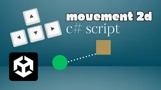 Unity 2D Movement script and push object - Tutorial