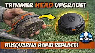 Husqvarna Rapid Replace Trimmer Head Install