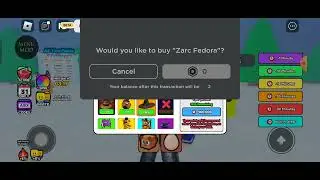 Getting "Zarc Fedora" in UGC DONT MOVE | Roblox
