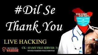 LIVE Hacking | CK 03 (My File Server 3) | Infosecwarrior Walkthrough | Vulnhub CTF by Vishal Biswas