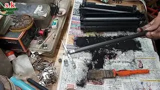 light print or line problem 12a cartridge repair | how to repair 12a laserjet cartridge