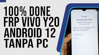 100% WORK TANPA PC..! Bypass FRP Google Account Vivo Y20 Y20i Y20s PD2034F Android 12 New Security