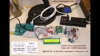 ADS1115  4 Channel Analog-Digital-Converter with Raspberry Pi